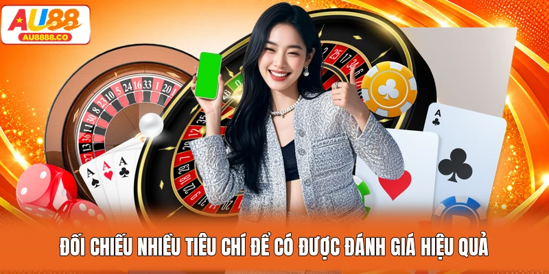 Đối chiếu nhiều tiêu chí để có được đánh giá hiệu quả